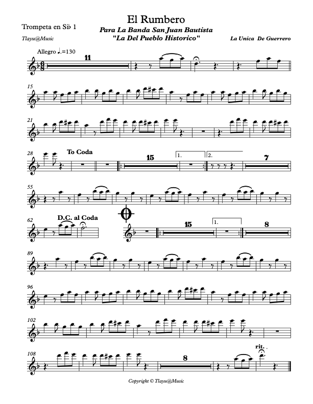 La imagen puede contener una previsualizacion de una partitura